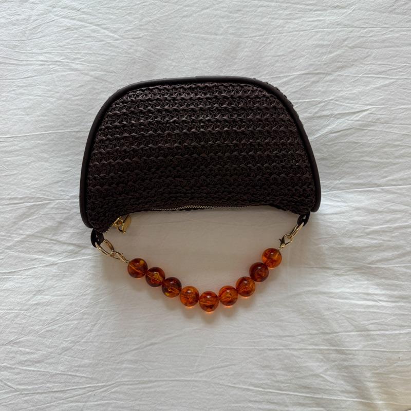 

Мини-портативная плетеная сумка женская новая повседневная высококачественная металлическая цепочка на одно плечо через плечо сумка-пельмень