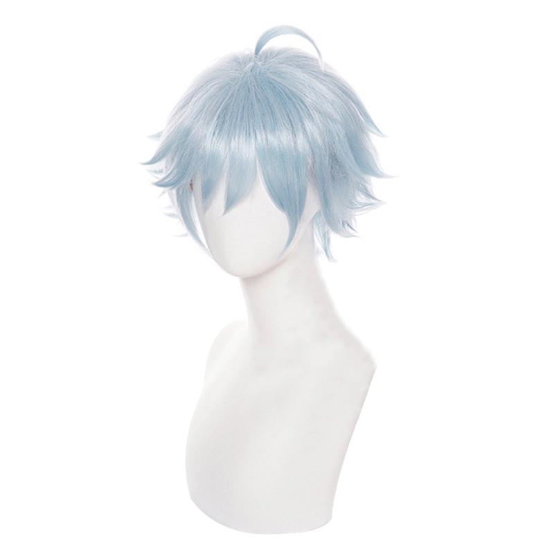 

Игра Genshin Impact Chongyun Косплей Парик Chong Yun Светло-голубые короткие синтетические волосы Хэллоуин Карнавальная вечеринка Парики для ролевых игр