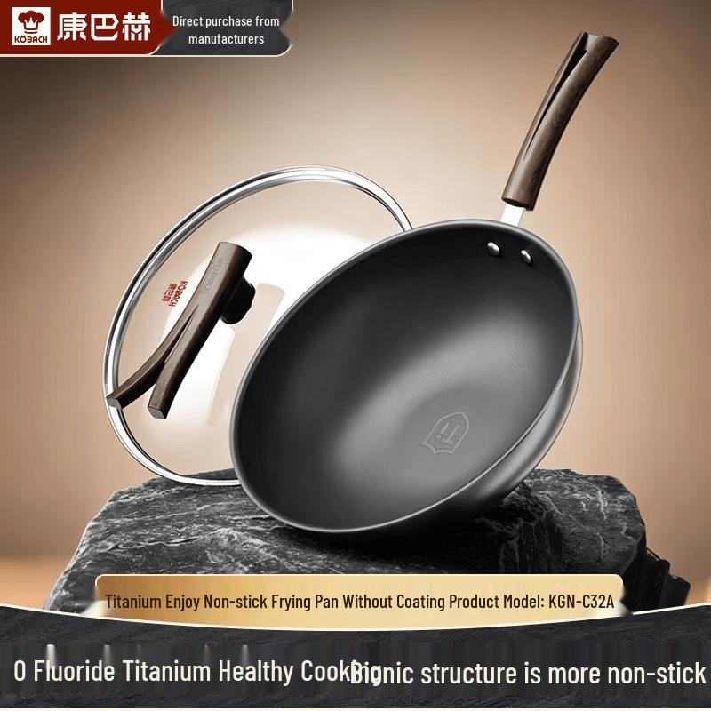 

KOBACH 32cm Titanium-Infused 304 Stainless Steel Wok