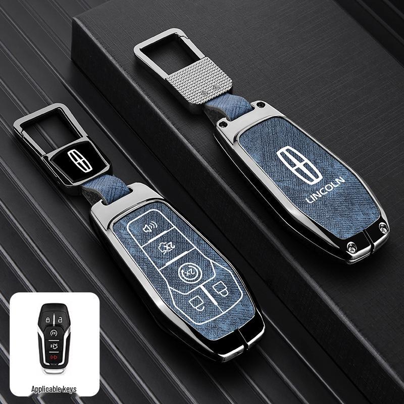 Lincoln Adventure Key Case: Fits Navigator, Aviator, MKZ, Continental, MKC, MKX Models