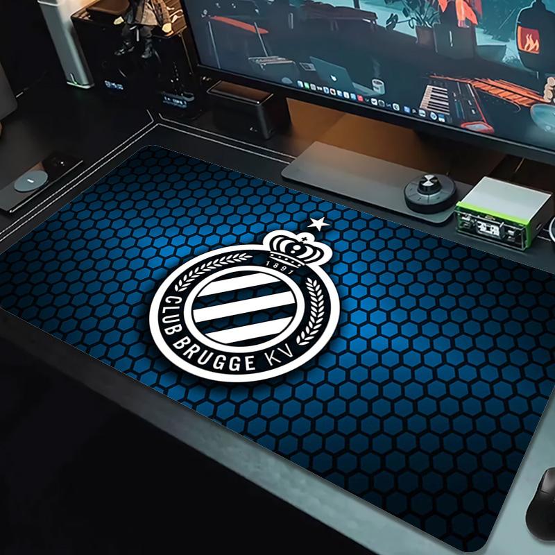 Club Brugge Color Mouse Pad Large Gaming Table Cushion Non-slip Laptop Tablet Big Mousepad XXL Mat Mini PC Playmat With Lock edge