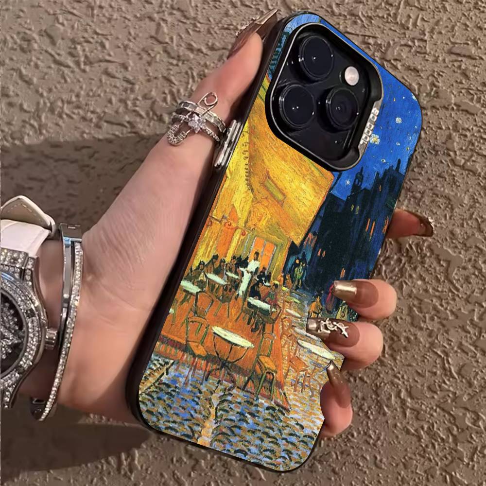 V-Van Gogh Phone Case For iPhone 17 16 15 14 13 12 11 PRO MAX TPU Soft To Skin-friendly Cover