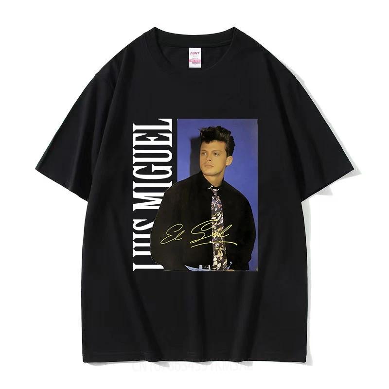 

Singer Luis Miguel Tour Graphic T Shirts Men s Hip Hop O-Neck Fashion T-shirt 90s Vintage Oversized Cotton Tshirt Streetwea -... S разноцветный