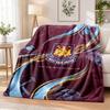 West Ham United Fußball Bedruckte Flanelldecke Warmer Komfort Tagesdecke Für Innenbereich Heimdekoration