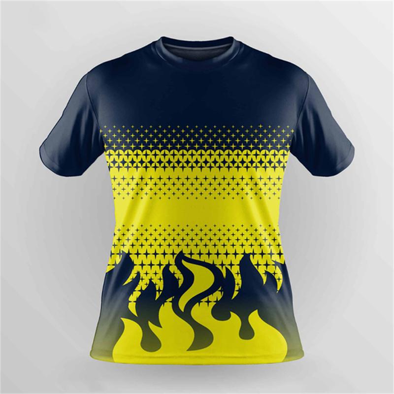 Quick drying badminton sports men's T-shirt fitness running sportswear women's table tennis shirt plus size round neck top