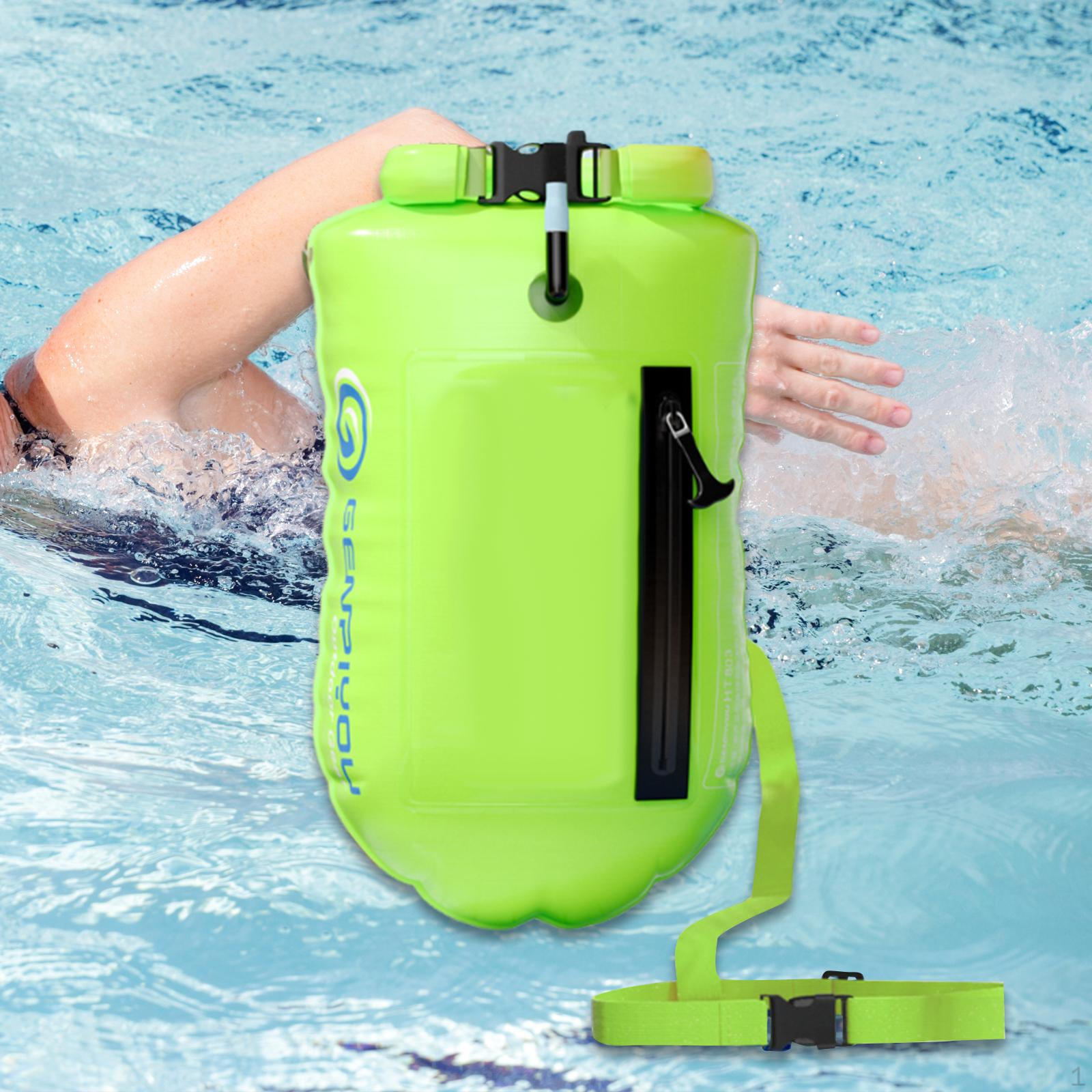 

Водный плавательный буй Надувной для плавания для рафтинга катания на лодках Открытый зелёный