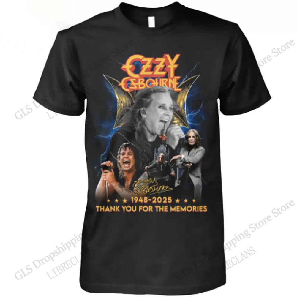 New Heavy Metal Rock Singer Ozzy Osbourne Band 3d Print T-shirt Men Women Fashion Plus Size Hip Hop Sports Short Sleeve Tops Tee