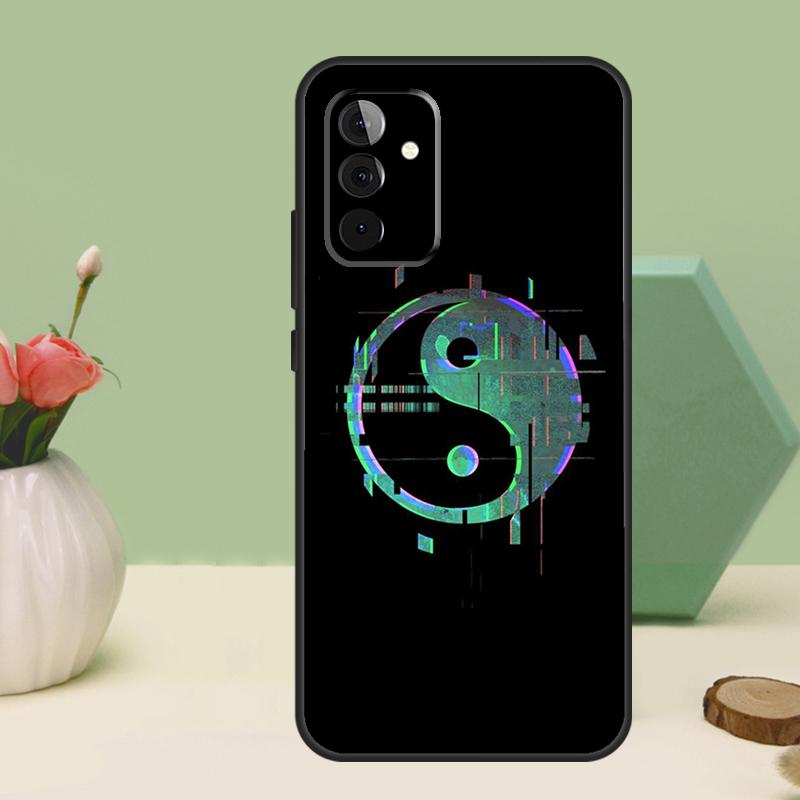 Yin Yang Black White For Samsung Galaxy A06 A16 A26 A36 A56 A52 A53 A33 A13 A34 A54 A14 A15 A35 A55 A22 A32 Case
