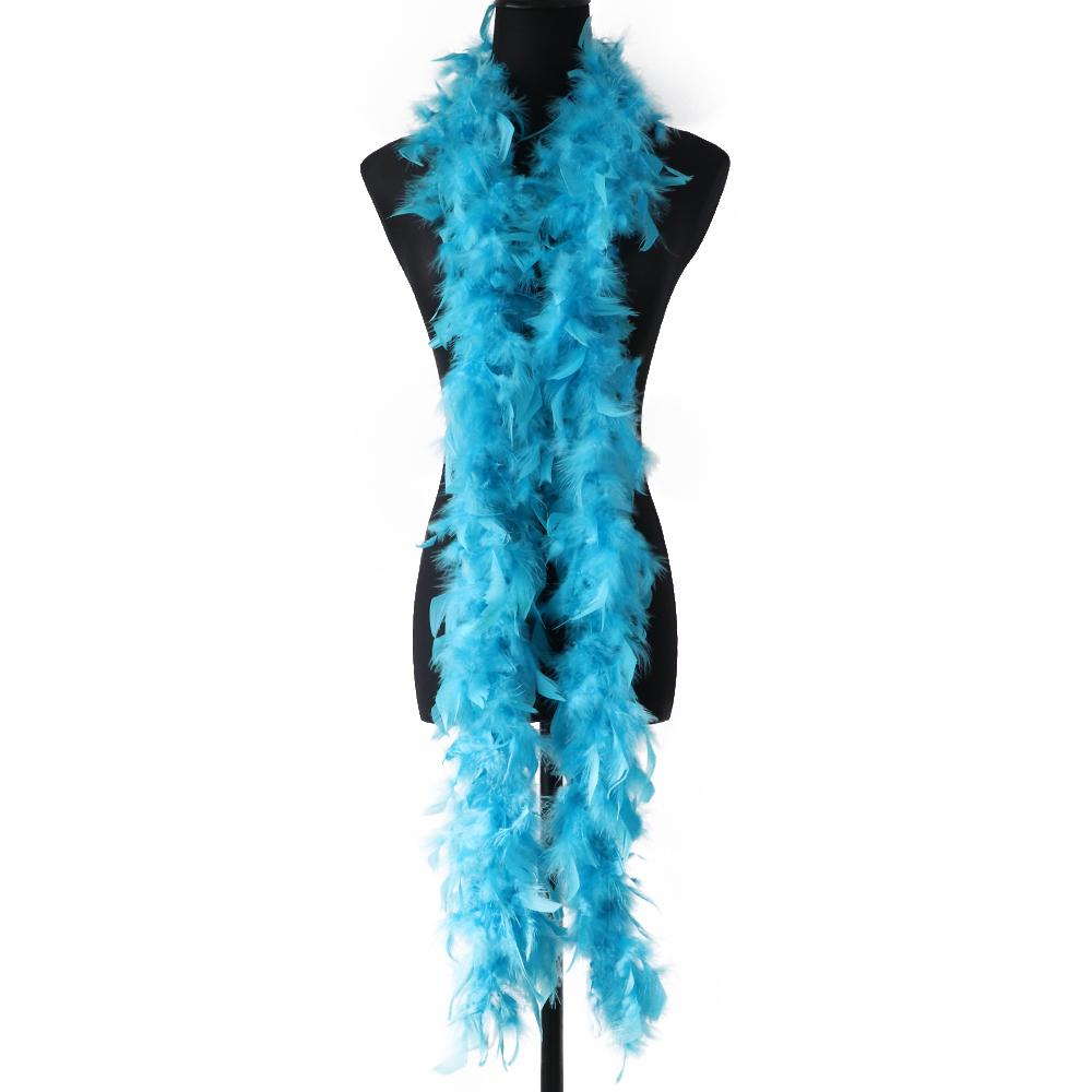 DIY 40G Red Turkey Marabou Feather Boas Trim Scarf 2 Meter Feathers Carnival Costumes Wedding Party Shawl Decoration Plumes