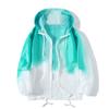 Loose Teens Gradient Color Couple Hooded Outdoor Sports Jacket