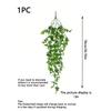 Artificial Ivy Hanging Vine Plastic Plants Grass Leaves for Home Indoor Outdoor Garden Door Wall Wedding Party DIY Decoration