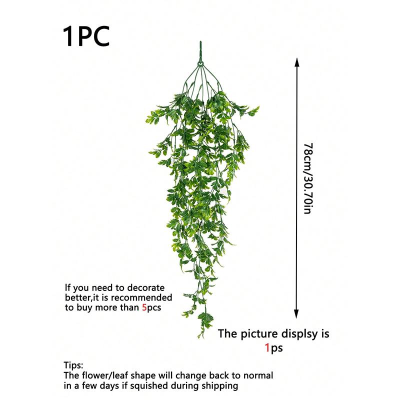 Artificial Ivy Hanging Vine Plastic Plants Grass Leaves for Home Indoor Outdoor Garden Door Wall Wedding Party DIY Decoration