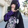 Аніме Японська дівчина Фальшивий светр із двох частин плюс оксамитовий светр Студентка Осінь і зима Нова мила солодка вільна толстовка в смужку