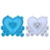 Wall Hanging Resin Moulds Heart-shaped Silicone Moulds Window Epoxy Mould