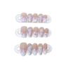 Hand-woven Armor New Style Oil Painted Small Flower Hand-painted Plaster Colorful Petals Cat Eye Nail Art
