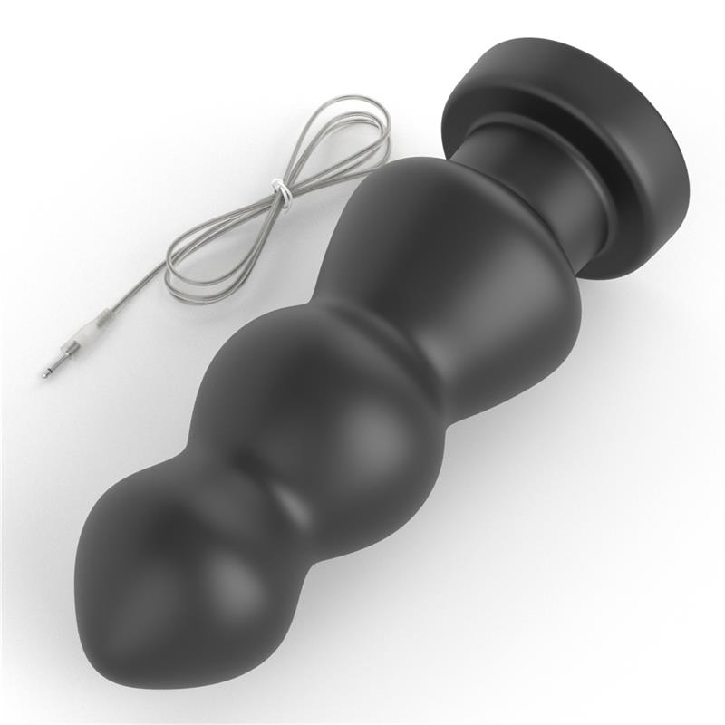 King Sized Vibrating Anal Plug 7.8 Black