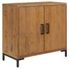 349923 vidaXL Buffet Marron 75x35x70 cm Bois de pin massif recyclé