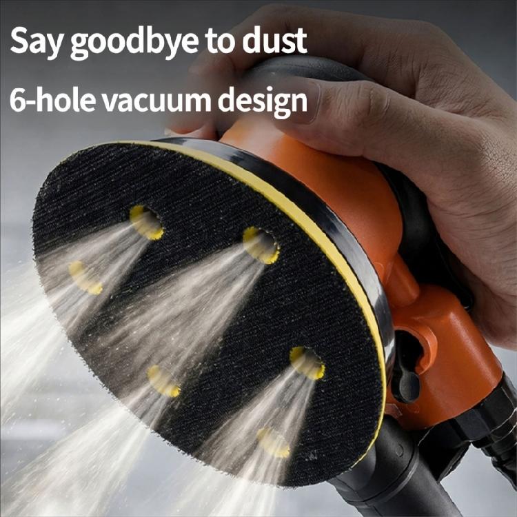 Pneumatic Sander Vacuum Grinder Circular Sandpaper Orbital Polisher Car Sponge Metal Polishing Waxing Machine