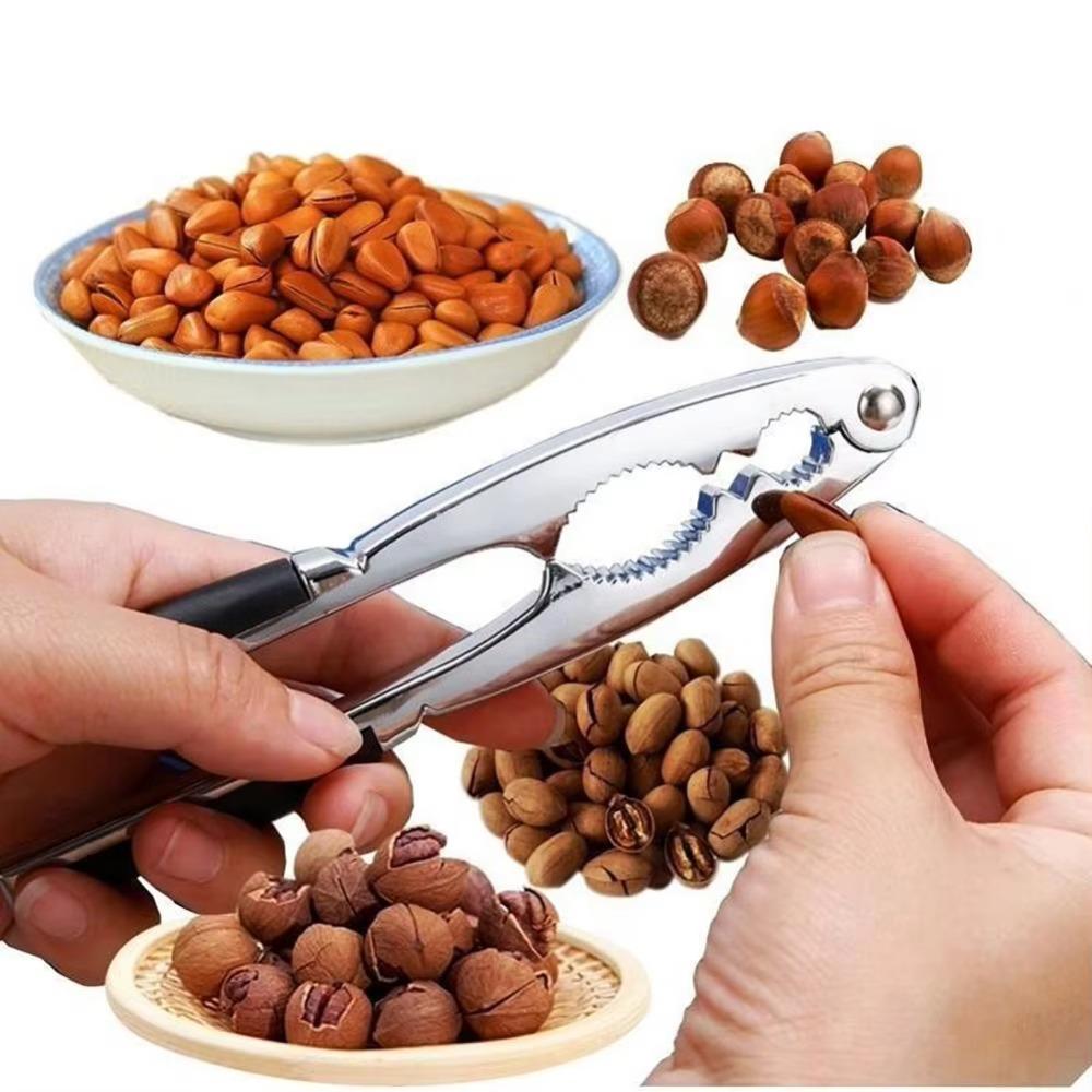 Zinc Zinc Zinc Alloy Walnut Plier Serrated Anti-slip Design Crab Cracker Nut Clip Nut Peeler Kitchen Gadgets
