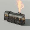 Nawilżacz dyfuzor olejków eterycznych w kształcie parowozu USB z pilotem DC5V2A Dyfuzor aromatu pociągu 300ml Stały/intermittentny