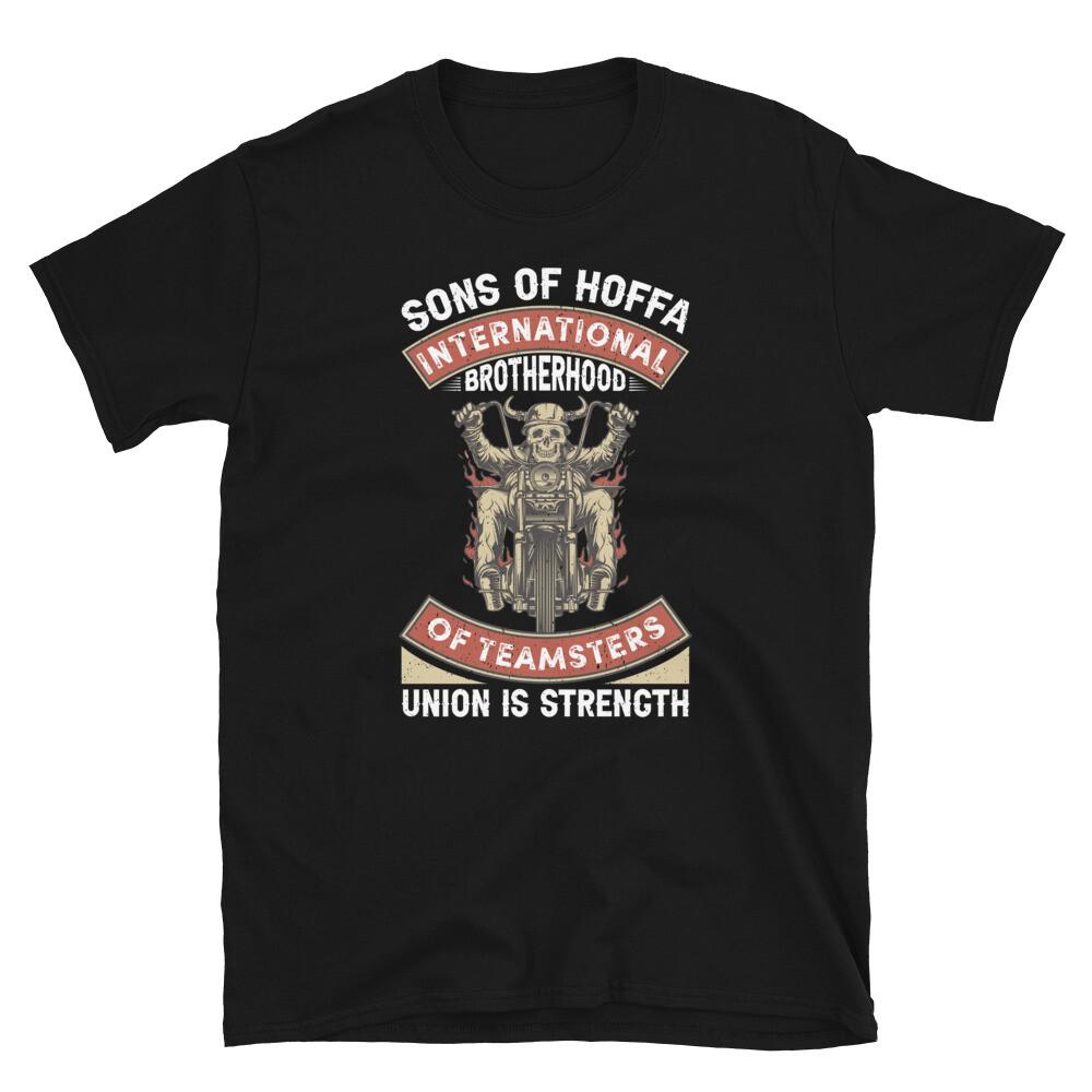 Sons Of Hoffa Strength Motorcycle Rider T-Shirt