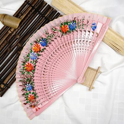 Wooden Manual Dance Wedding Favors Home Decoration Decoration Crafts Party Supplies Dance Fan Folding Fan