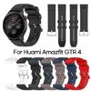For GTR 4 Adjustable-Bracelet Smartwatch Band Sweatproof Breathable Silica Strap