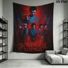Stranger Things J Wall Hanging Printed Fabric Blanket Decorative Tapestries for Bedroom Living Room Home Decor