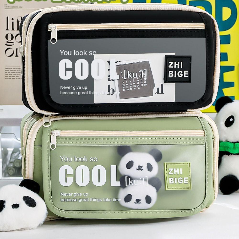 Cartoon Pen Bag Large Capacity Stationery Organizer NEW Stationery Bag