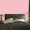 Hearts Wallpaper Coral and White 50x1000