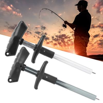 2PCS Aluminum Alloy Fish Hook Remover T Shape Fish Dehooker Tool Hook Removal Puller  Bass Fishing