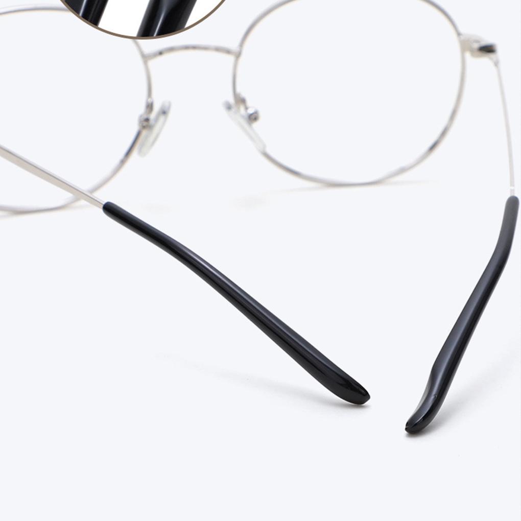 Paski do okularów NOWA Para Twarde Czarne Błyszczące Plastikowe Wymienne Nakładki na Zauszniki Końcówki Do Metalowych Ramion