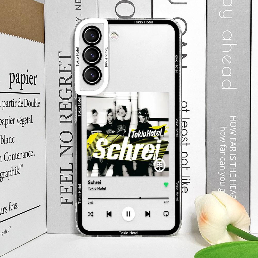 Singer Tom Bill Kaulitz T-tokio Hotel Phone Case for Samsung Galaxy S23 S24 Ultra S21 S22 FE Soft TPU Cover for Samsung S25 Plus
