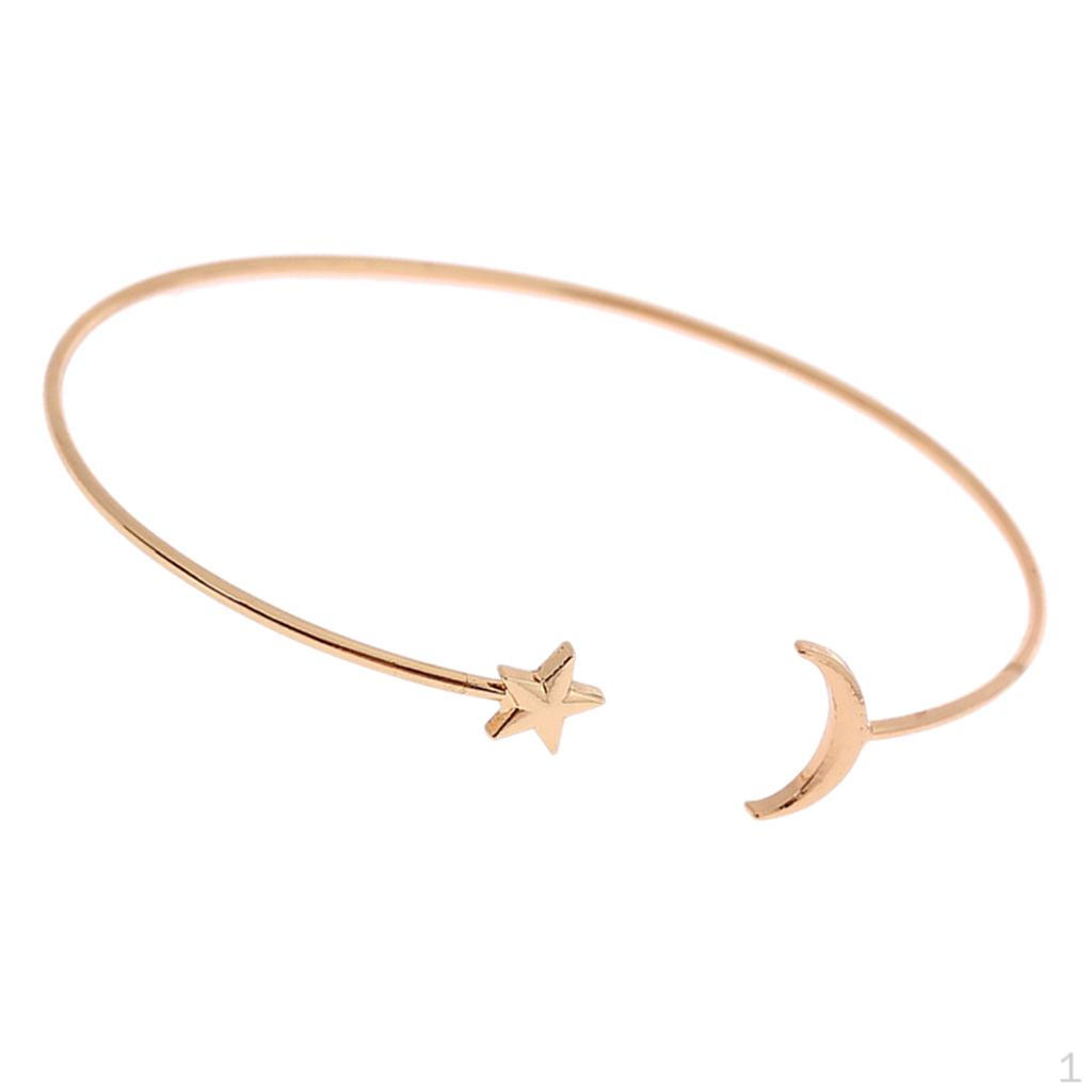 Bohemian Moon Bangle Alloy Bracelet Wedding Jewelry