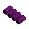 Hexagonal Dustproof, Waterproof, Leak-Proof Colored Car Valve Cap - Aluminum Alloy, Personalized Decoration.