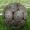 Oceanic Mandala Round Football Size 5 Adult Ball Suitable for Training Matches and Outdoor Team.