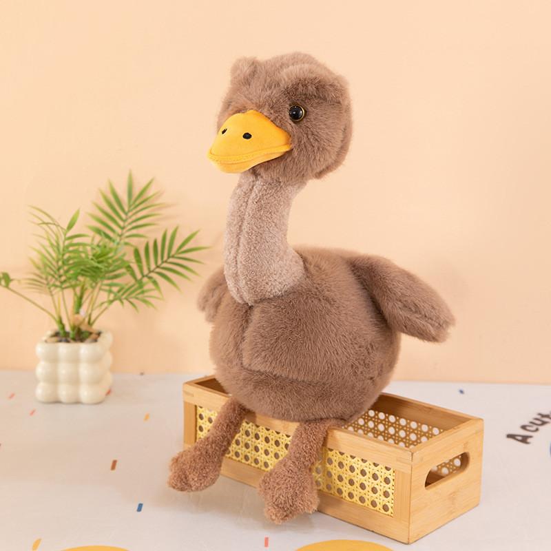 Plush Ostrich Toy For Kids Soft Animal Doll Gift For Children