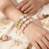 Colorful Design Beaded Bracelets Chunky Beads Handmade Jewelry Statement Resin Bracelet  For Women