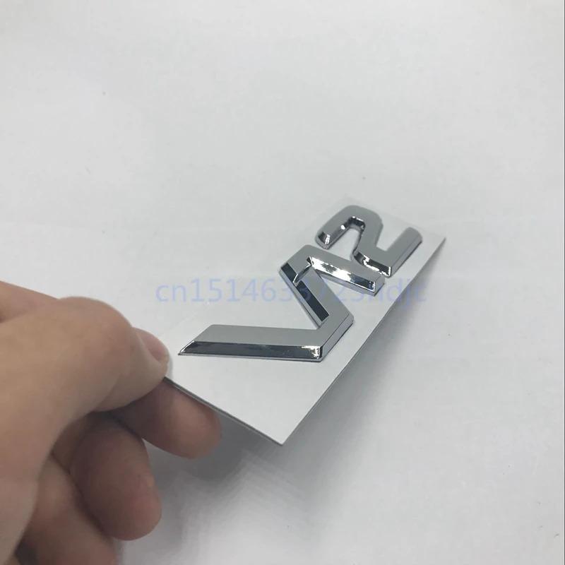 3D ABS For Mercedes-Benz V12 Logo Fender Emblem Badge Sticker Adhesive R129 W140 W220