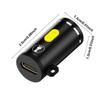 Small LED Flashlights Pocket Flashlight High Lumens Pen Light Waterproof Portable Pocket Lights External Type-c Cable Plug Play