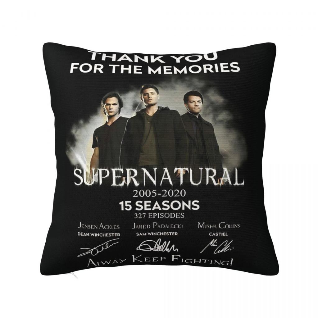 Dean Winchester Supernatural Television Pillow Cover Soft Pillow Case Cushion Cover Pillowcases For Sofa Bedroom Home Decor