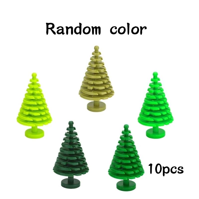 Non-Toxic Moc Building Blocks Plant Bush Tree Flower Grass Diy Buildingparts Creative Bricks 2417 2423 4727 6255 30176 33291 32607 Toys