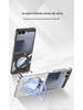 Samsung Z Flip7 Case with Folding Magsafe Rotating Ring Holder and Window Protection