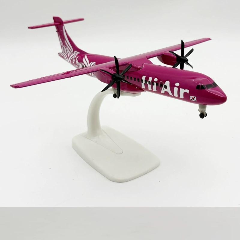 1/400 Spielzeugflugzeuge Metall Maßstabsflugzeug 20cm Korean Hi Air Airways ATR Propeller Flugzeuge M Rädern Fahrwerk Sammlerstück
