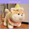 Hat Birthday Cute And Cartoon Pattern Knitted Scarf Shiba Inu Cartoon Toy Plush
