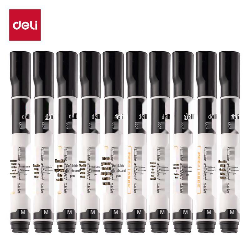 Deli S507 Erasable Whiteboard Markers