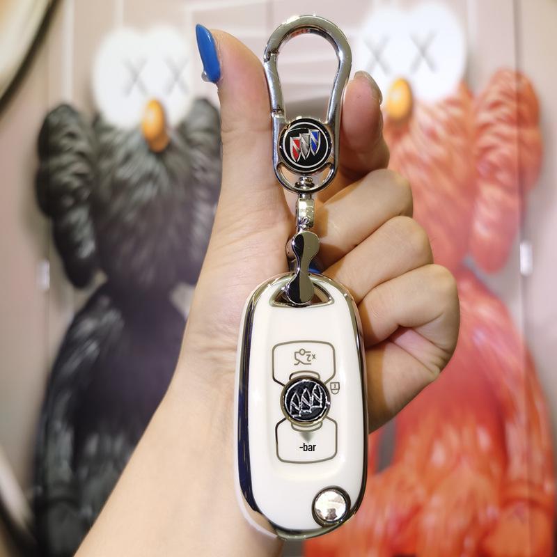 Buick Verano Manual Transmission Key Cover for 18/19 Models - Folding Shell with Buckle for GS Key Bag