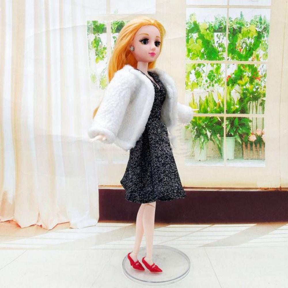 Mode Winterkleidung Kleidung Lässige Oberteile Kleider Set für 1/6 Puppe/29~32cm Puppenkleidung Zubehör