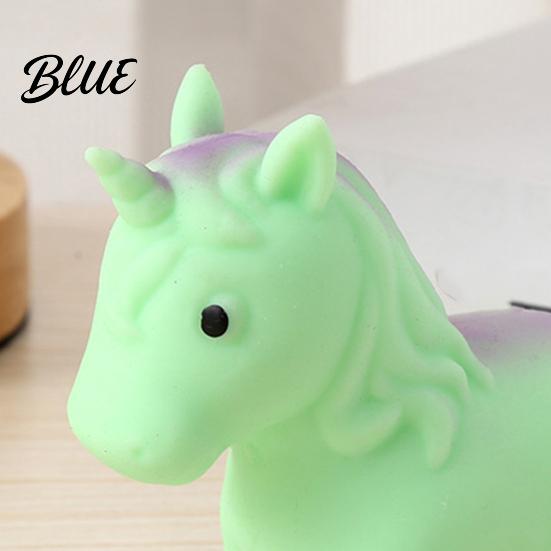 Squeeze Stress Ball Flour Filling Horse Toy Stretchy Slow Rebound Simulation Pony Fidget Soft Animal Shape Sensory Pinch Shaped