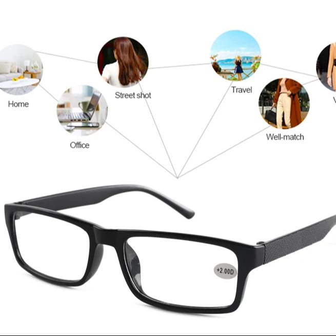 Módní brýle na čtení Anti-Blue Light Ženy Muži Počítač Presbyopia Dalekozrakost Brýle na čtení+1.0+1.5+2.0+2.5+3.0+3.5+4.0